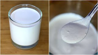 How To Make High Protein Vegan Milk And Curd At Home - Dairy Free Milk For Post Workout/Peanut Milk