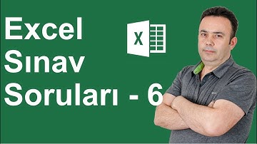 #Excel Excel Uygulama Sınavı 6. Soru - 326.video | Ömer BAĞCI