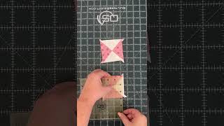 How To Make Quarter Square Triangles #quilting