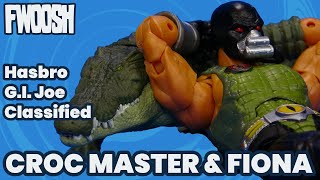 G.I. Joe Croc Master and Fiona Cobra Hasbro Classified Series Action Figure Deluxe Box Set Review