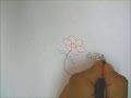 How to draw a flower