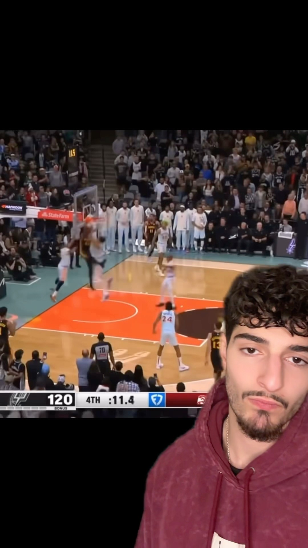 wemby got dunked on…again? #nba #lebron #wemby #chrispaul #rudygobert #fexr