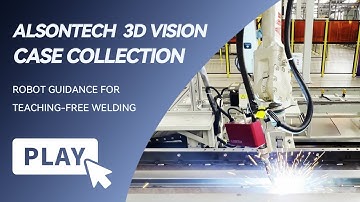 ALSONTECH 3D camera guides ABB robot to complete elevator car welding