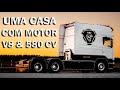 Uma casa com Motor V8, Longline o maior Scania já produzido!!