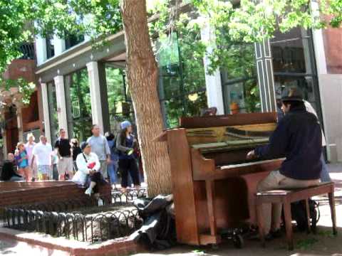 Debussy- Claire de Lune on Pearl Street on a windy...