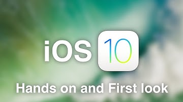 Hands on first look at iOS 10