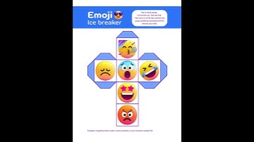 Emoji Ice Breaker Dice