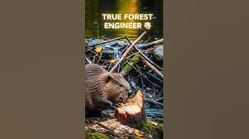 True Engineer of the Forest: The Beaver 🦫 | Nature Facts #shorts