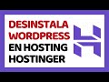 Cómo Desinstalar WordPress de Hostinger 2024 ✅ CURSO DE HOSTINGER 2024 #4