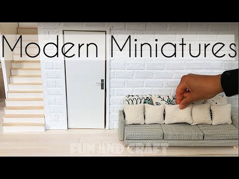 DIY: Modern 3 Bedroom  Miniature House