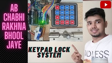 how to make keypad lock system with arduino || password lock in cheap price ||