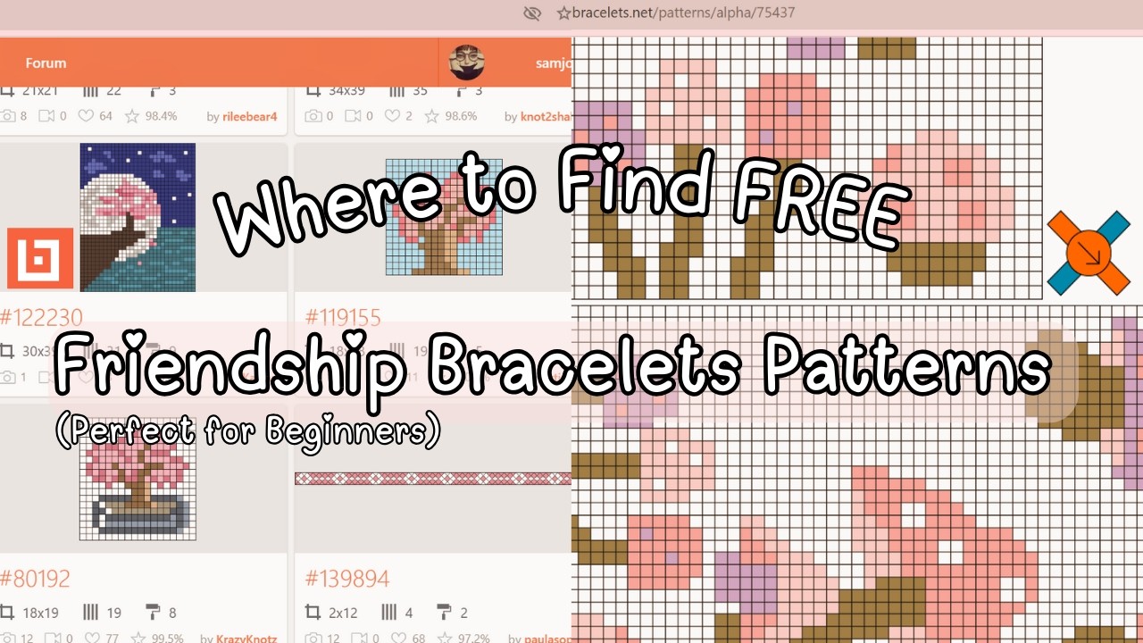 Where to Find Free Friendship Bracelet Patterns (Especially for