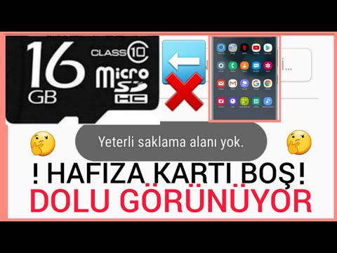 Hafıza Kartı Boş Ama Dolu Gözüküyor