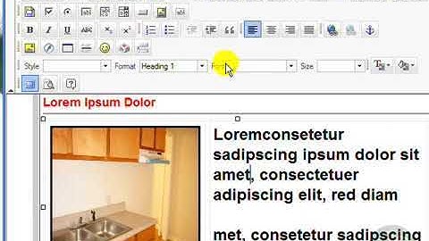 FCK Editor Tutorial 4 of 4