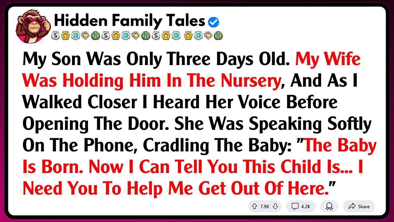 My Son Was Only Three Days Old. My Wife Was Holding Him In The Nursery, And As I Walked Closer I...