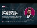 Dcouvrez lapplied msc in cyber security  dsti  session de questionsrponses en direct