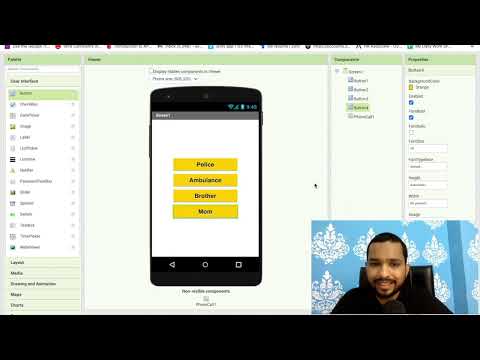 MIT App Inventor Tutorial: PhoneCall - Building an Android App to Make Phone Calls