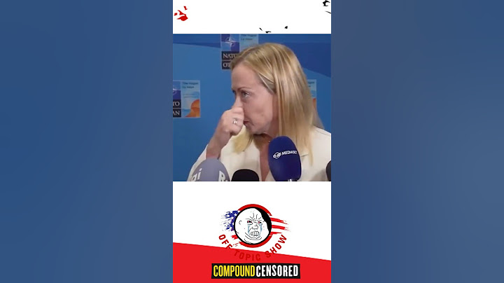 Was Italian Prime Minister Giorgia Meloni on Drugs at NATO Summit Moment?