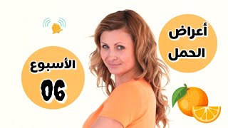 اعراض الحمل في الاسبوع السادس