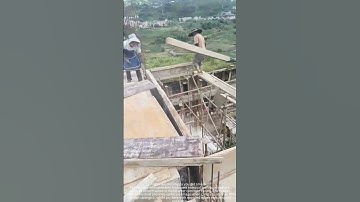 House construction formwork demolition process