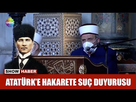 Atatürk'e hakarete suç duyurusu