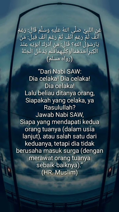 merawat orang tua #shorts #orangtua #hadis