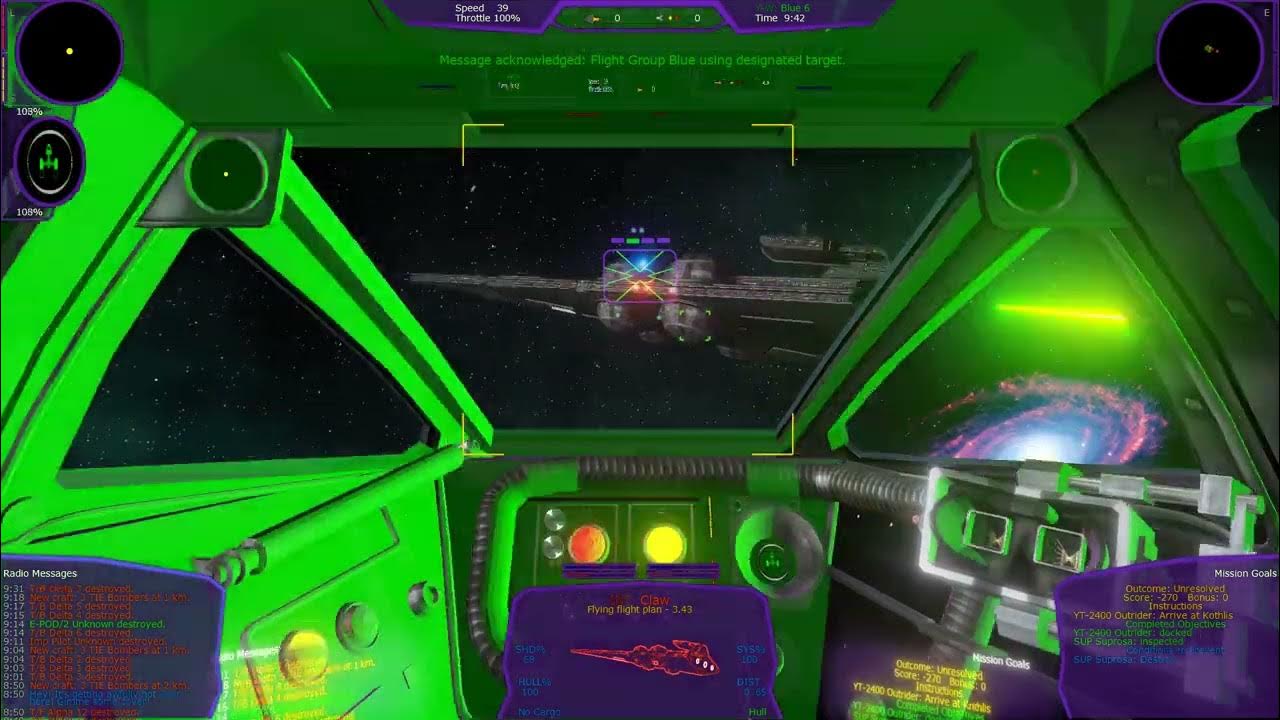 Star Wars Xwing Alliance Battle Four Mission 4 YouTube