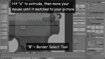 Blender 2.5. - Gun Part 1: Modelling
