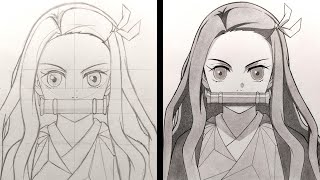 How to Draw NEZUKO Kamado - [Kimetsu no Yaiba]