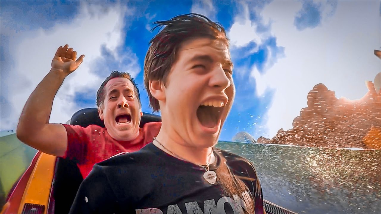 cold brew coffee CRAZY THEME PARK ADVENTURE! (Birthday Vlog)