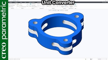 How to change the unit of the part from inches to mm | Unit conversion in Creo Parametric