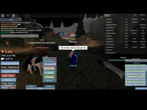 Roblox Wolves Life 2 More Viw Codes For Wl2 Youtube
