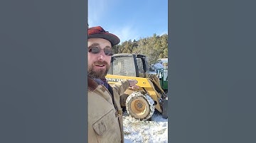 Anyone else use tire chains? #skidsteer #farmliving