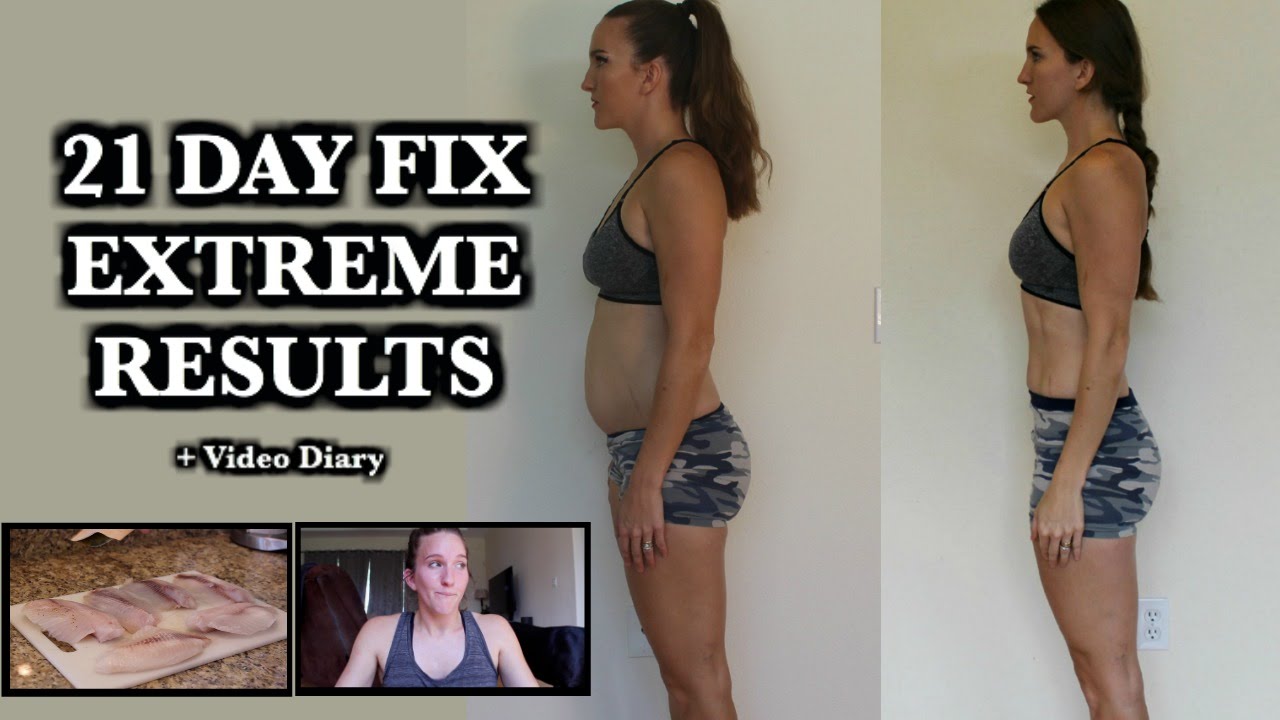 21 Day Fix Extreme Results Video Diary Fitness Youtube