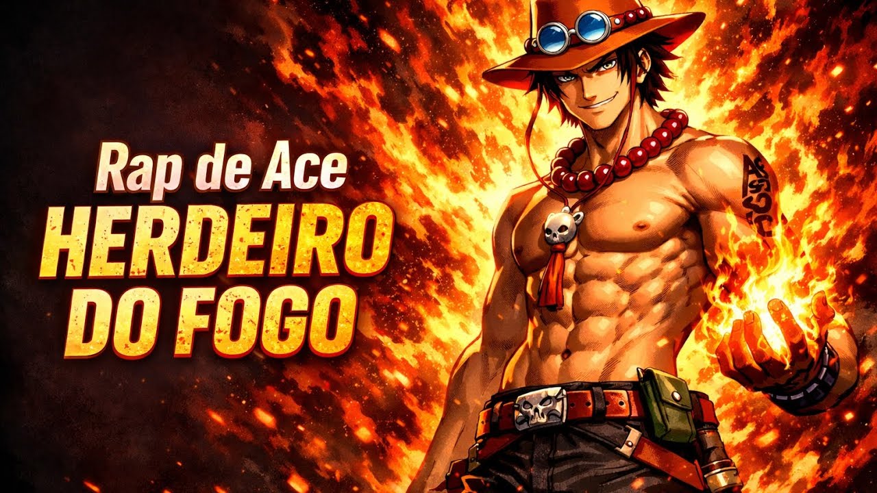 RAP DO ACE (One Piece) | HERDEIRO DO FOGO 🔥 | Rap Anime 2026