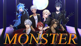 【ツイステ】寮長でMonster歌ってみた【声真似】