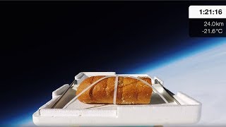 YouTuber Sends Garlic Bread To SPACE For Reason You Won’t Believe