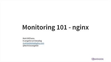 Monitoring 101 - nginx