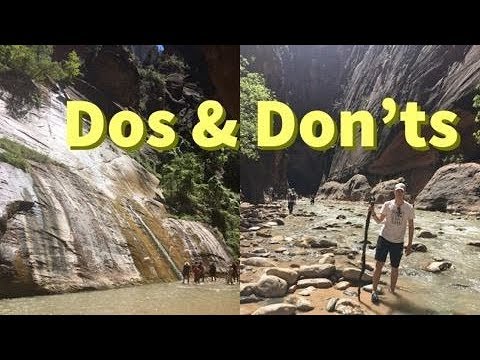 The Narrows, Zion National Park- 5 things to know Before Visiting