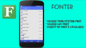 Fonter :Best font manager Android| Change System font