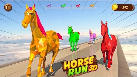 Horse Run 3D | Horse Fun Race 3D Game | New Horce Challenging Race | New Race 3D Gameplay