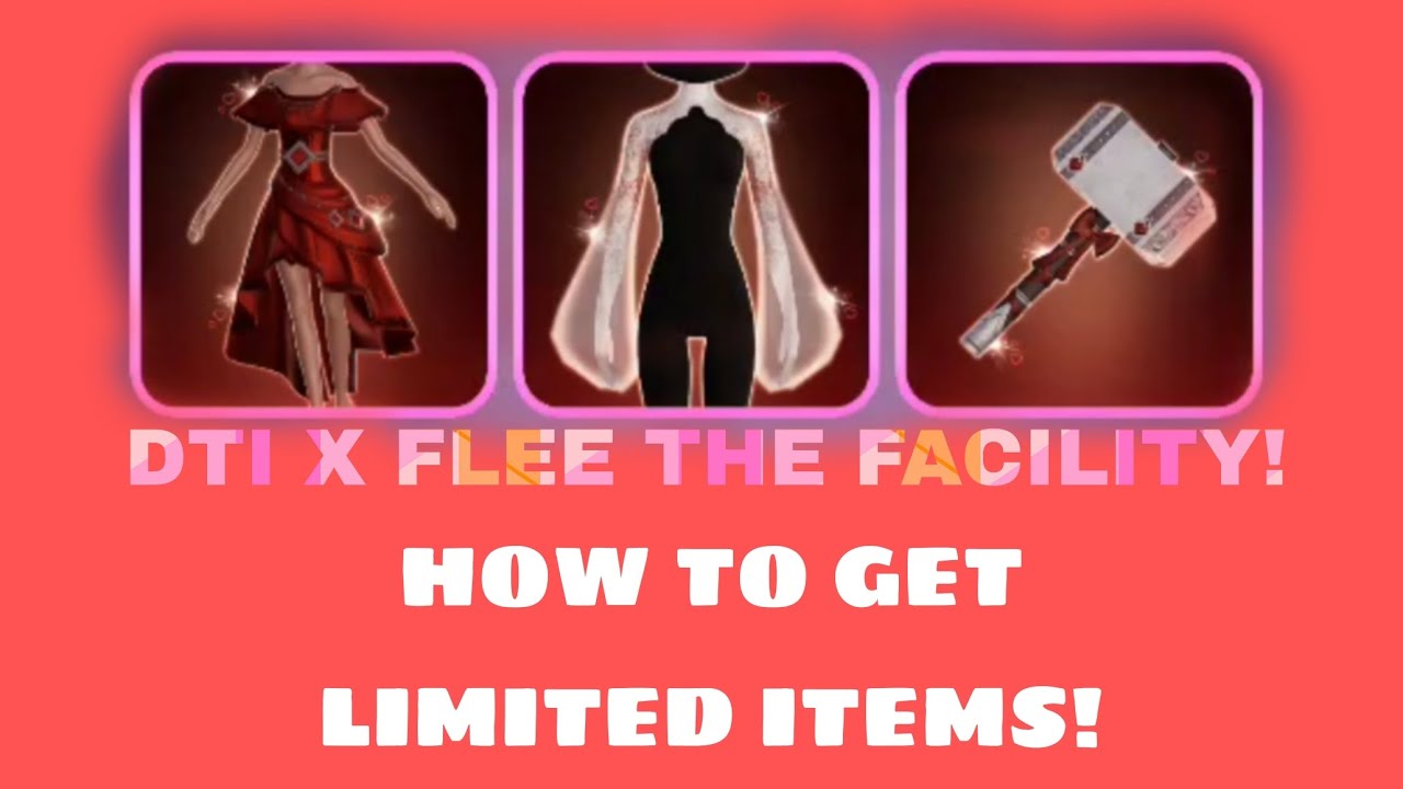 DTI X FLEE THE FACILITY OUT NOW!! New mini lana quest + How to get all *3* limited time items!?