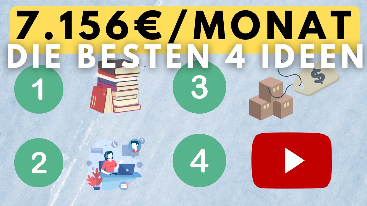 Meine TOP 4 Online Einnahmequellen mit denen DU heute noch Geld