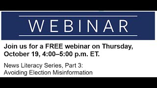 New Readers Press | News Literacy Series, Part 3: Avoiding Election Misinformation