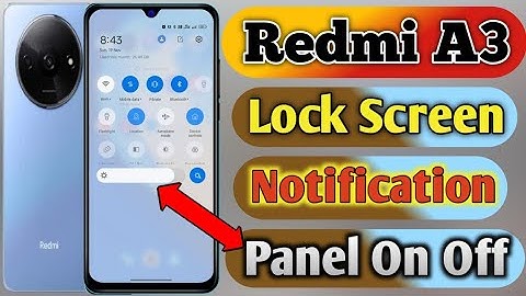 redmi a3 notification panel hide kaise kare, redmi a3 notification bar hide