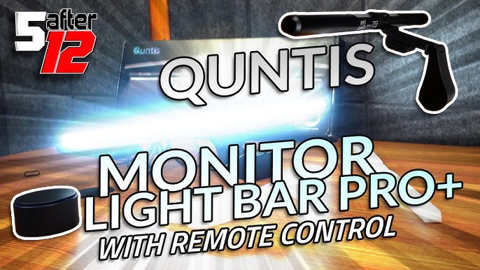 $45 Wide Monitor Light Bar  Quntis 52cm Computer Screenbar Review -  CarPlay Life