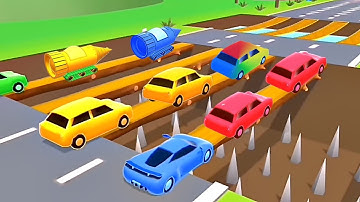 Shape-Shifting 🚔🚁🚒 Game All Levels Walkthrough Mobile iOS, Android Gameplay Stick Run Lvl 1039