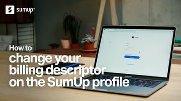How to change your billing descriptor on the SumUp profile