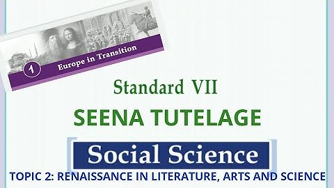 CLASS 7| CHAPTER 1 EUROPE IN TRANSITION| TOPIC 2