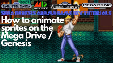 How to Animate Sprites on the Sega Genesis & Mega Drive - Beginners Dev Tutorials